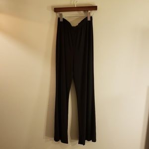 VINTAGE! 90s Slinky Wide Leg Elastic Waist Pants
